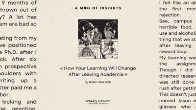 How Your Learning Will Change After Leaving Academia