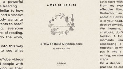 [1-2-Read] How To Build A Bank of Ideas From Your Reading (expanded)