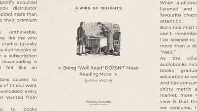 Being "Well Read" DOESN'T Mean Reading More