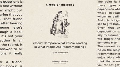 Don't Compare What You’re Reading To What People Are Recommending