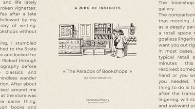 The Paradox of Bookshops