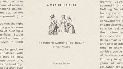 I Hate Networking Too, But...