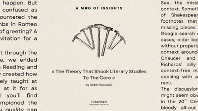 The Theory That Shook Literary Studies To The Core