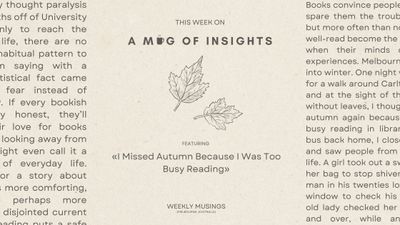 I Missed Autumn Because I Was Too Busy Reading