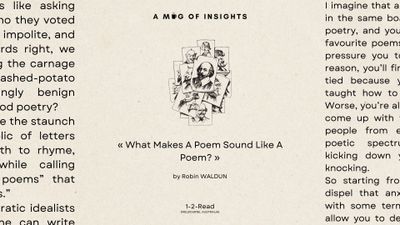 [1-2-Read] What Makes A Poem Sound Like A Poem?
