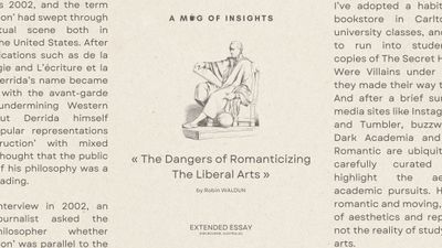 The Dangers of Romanticizing The Liberal Arts