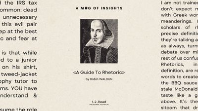[1-2-Read] A Guide To Rhetoric That Won't Put You To Sleep