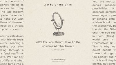 It's Ok. You Don't Have To Be Positive All The Time