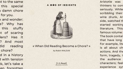When Did Reading Become a Chore?