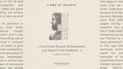 You're Not Stupid. Philosophers Just Need To Write Better