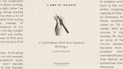 You'll Never Find Your Voice In Writing