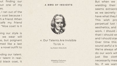 Our Talents Are Invisible To Us