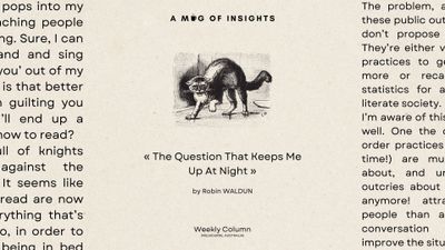 The Question That Keeps Me Up At Night