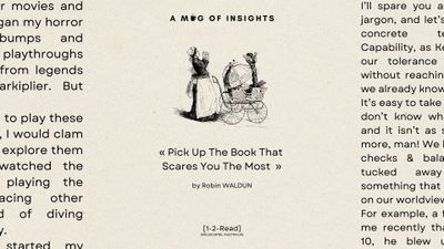 [1-2-Read] Pick Up The Book That Scares You The Most