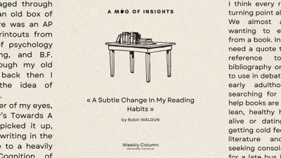 A Subtle Change In My Reading Habits