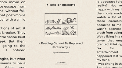Reading Cannot Be Replaced, Here's Why