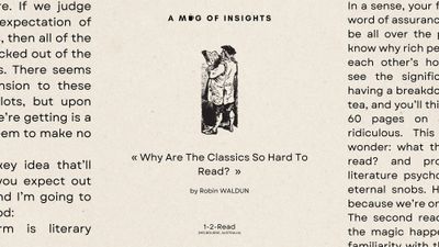 Why Are The Classics So Hard To Read?