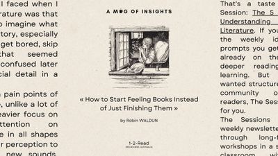 How to Start Feeling Books Instead of Just Finishing Them