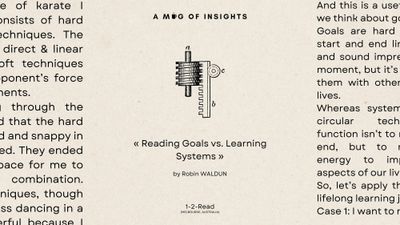 Reading Goals vs. Learning Systems