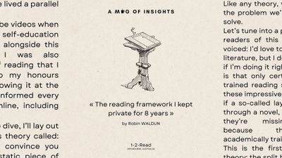 The reading framework I kept private for 8 years (and how to use it)
