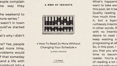 How To Read 2x More Without Changing Your Schedule