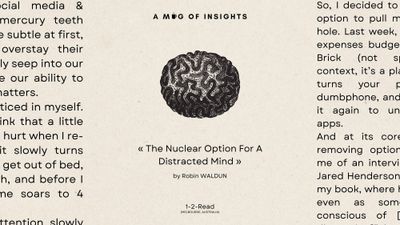The Nuclear Option For A Distracted Mind
