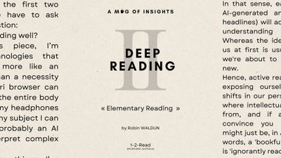 Deep Reading Pt. 2: Why Schools Failed To Teach Literacy