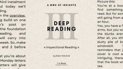 Deep Reading Pt. 3: How To Know If A Book Is Worth Your Time