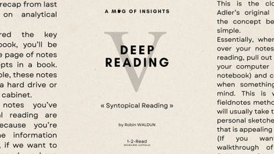 Deep Reading Pt. 5: How To Build A Commonplace Book That Actually Works