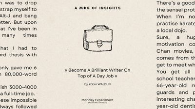 How To Become A Brilliant Writer On Top Of A Day Job