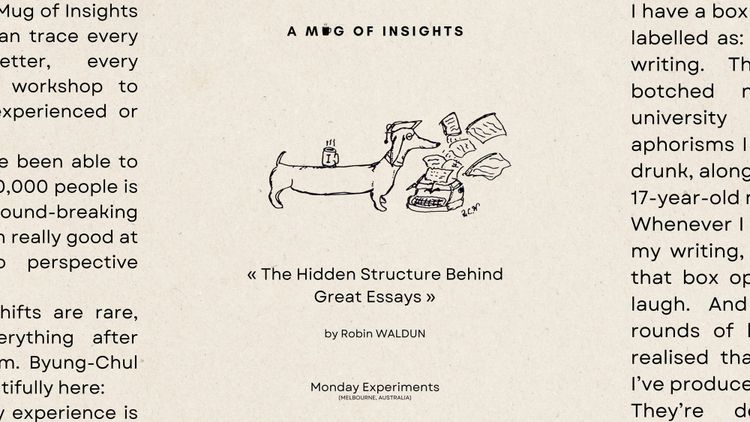 The Hidden Structure Behind Great Essays