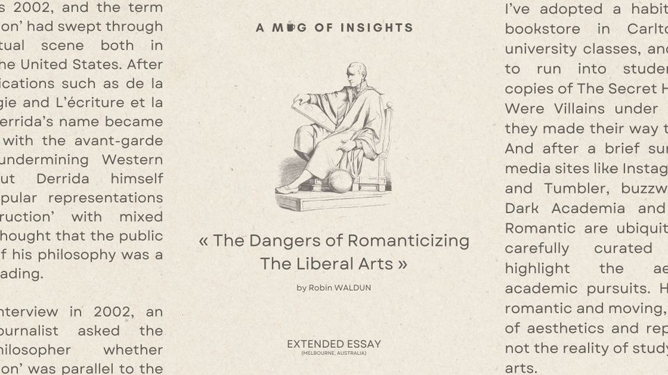 The Dangers of Romanticizing The Liberal Arts