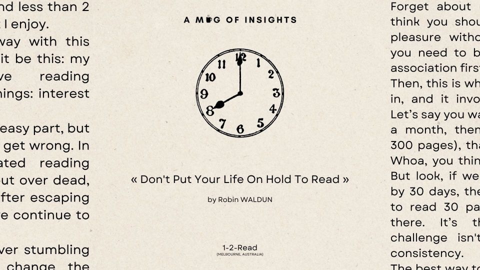 The 2 Building Blocks of A Daily Reading Habit