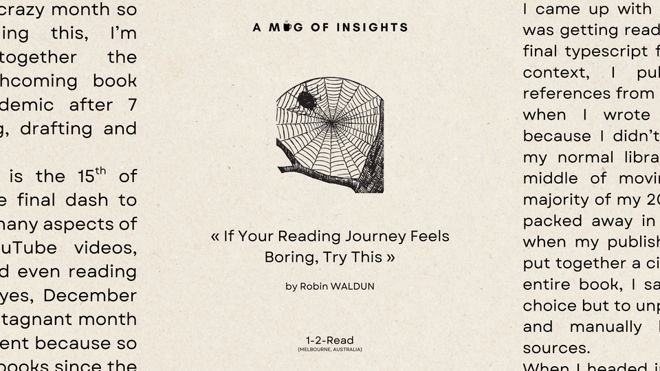 If Your Reading Goal Feels Boring, Try This