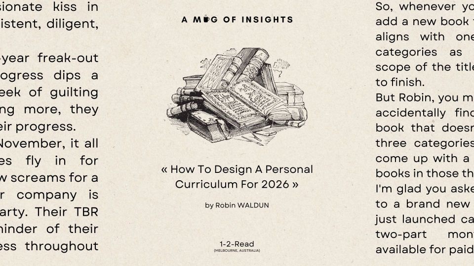 How To Design A Personal Curriculum For 2026 (That You'll Actually Finish)