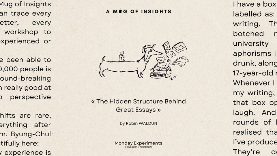 The Hidden Structure Behind Great Essays