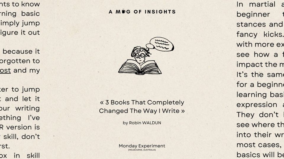 3 Books That Completely Changed The Way I Write