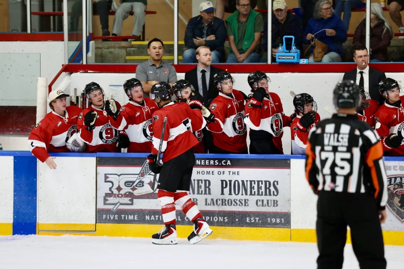 Tyus Sparks celebrating goal