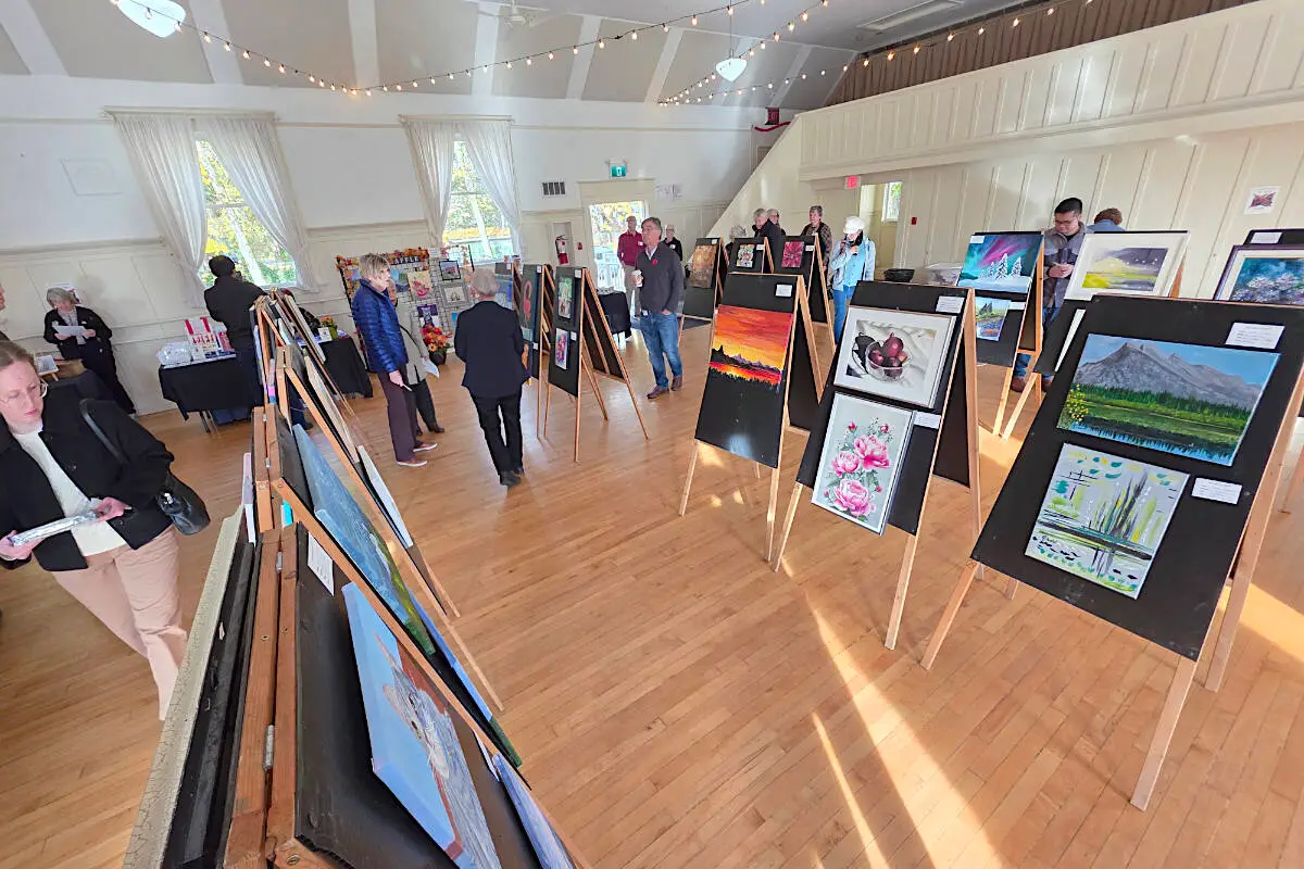 Art show in Fort Langley
