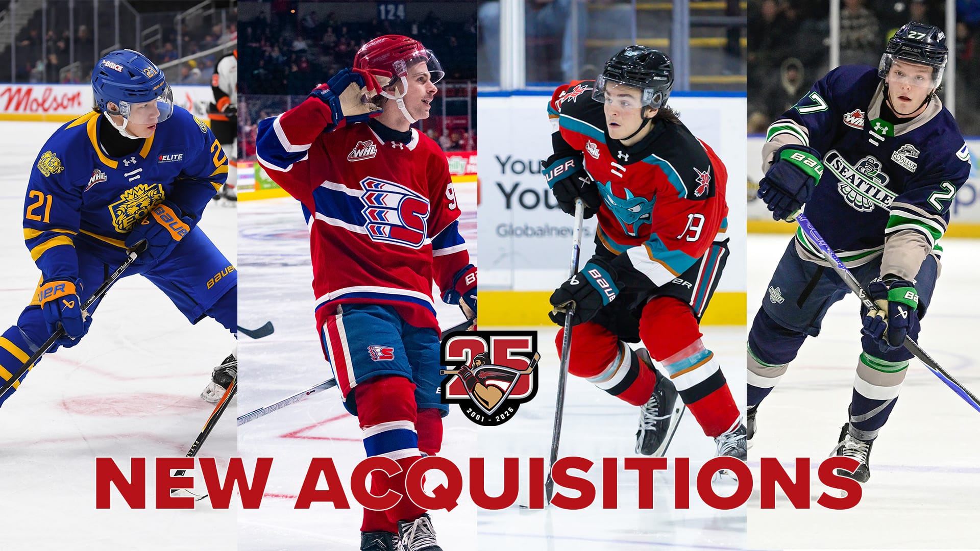 New Vancouver Giants players