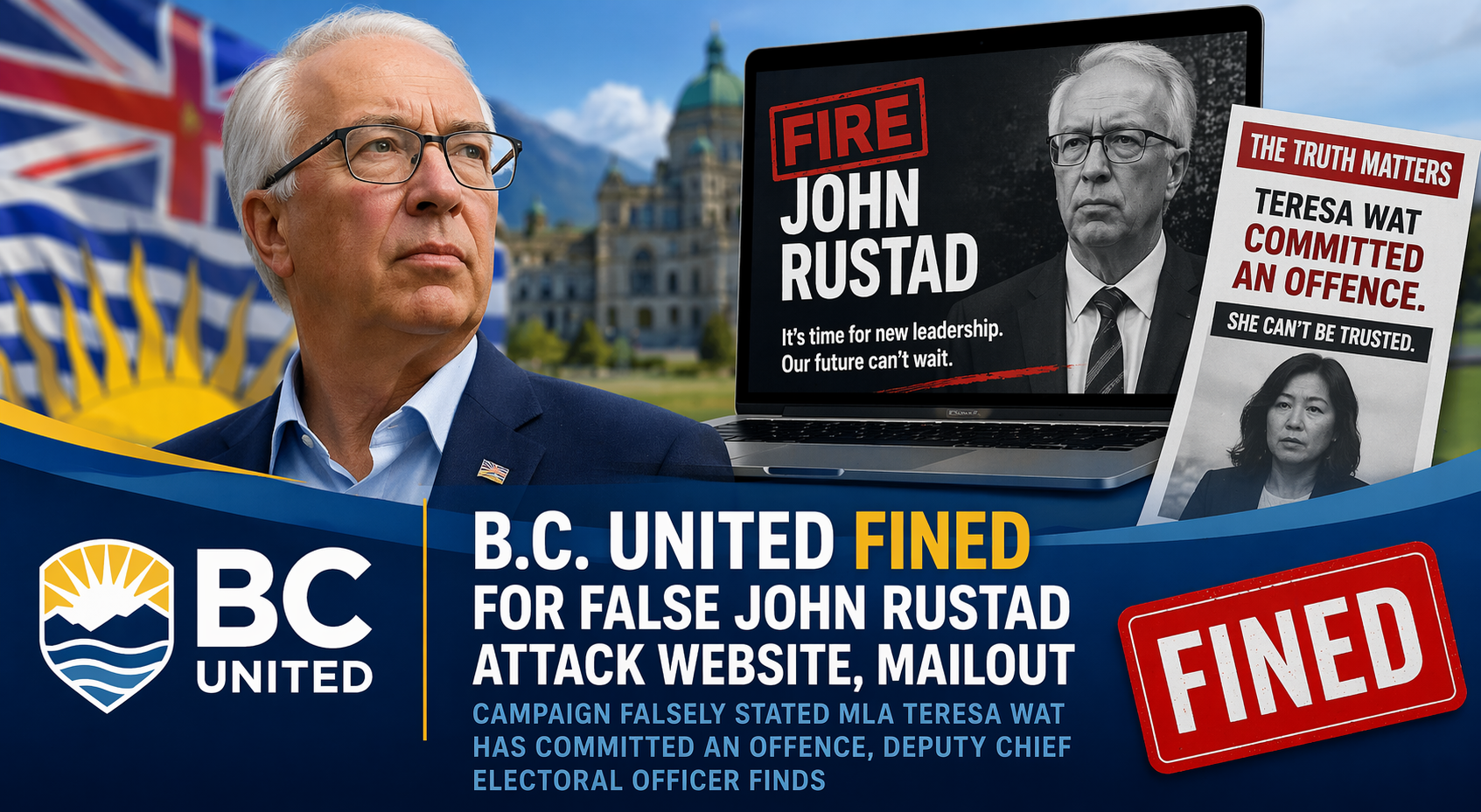 B.C. United fined for false attack website