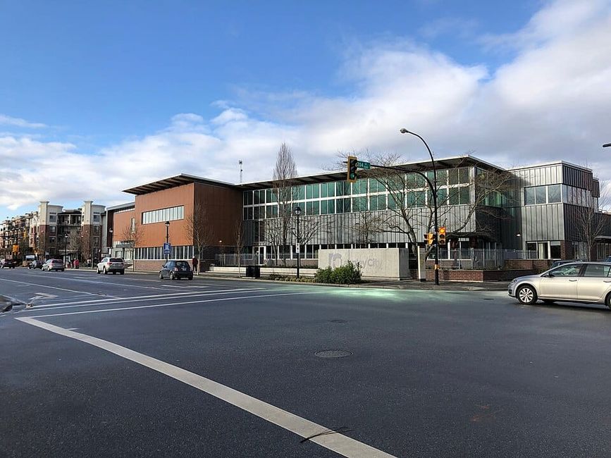 Langley City Municipal Hall and Timms Community Centre. City of Langley, British Columbia, Canada