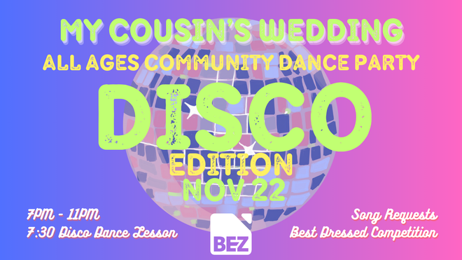 Image of: Disco the Night Away at My Cousin's Wedding
