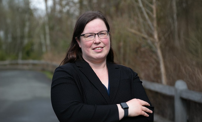 Image of: Langley-Fraser Heights NDP Candidate Holly Isaac: Workers Come First