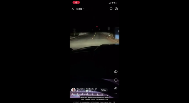 Image of: Baillie says partner held phone in 216 Street video