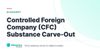 Controlled Foreign Company (CFC) Substance Carve-Out – definition card from the Heavnn University tax and residency glossary