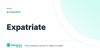 Expatriate – definition card from the Heavnn University tax and residency glossary