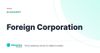 Foreign Corporation – definition card from the Heavnn University tax and residency glossary