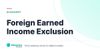 Foreign Earned Income Exclusion – definition card from the Heavnn University tax and residency glossary