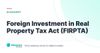 Foreign Investment in Real Property Tax Act (FIRPTA) – definition card from the Heavnn University tax and residency glossary